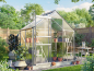 Preview: Vitavia Gewächshaus Comet 2500 4mm HKP BxTxH 195x131x197cm 2,5m² Alu eloxiert