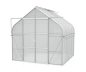 Preview: Vitavia Gewächshaus Diana 6700 4mm HKP BxTxH 264x258x255cm 6,7m² Alu eloxiert