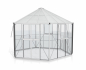 Preview: Vitavia Gewächshaus Pavillon Hera 9000 ESG/HKP 3/6mm 383x329cm 9m² Alu eloxiert