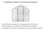Preview: Vario Stahl Gewächshaus Hobby S 5 Nörpelglas 4mm BxL 197x450cm 8,9m² verzinkt