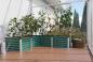 Preview: Vitavia Hochbeet Linus IN&OUT 401 M BxLxH 185x185x40cm Eckig seegras/alu