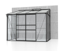 Preview: Vitavia Anlehngewächshaus Ida 5200 BxT 262x201cm 5,2m² ESG/HKP Alu schwarz