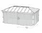Preview: Palram-Canopia Moskitonetze Seitenteile für Pavillon Dallas 4.3x6