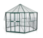Preview: Vitavia Gewächshaus Pavillon Hera 9000 ESG/HKP 3/6mm 383x329cm 9m² Alu smaragd