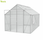 Preview: AKTION Vitavia Gewächshaus Jupiter 11500 257x445 HKP 4mm Alu eloxiert + 2 Dachlüfter gratis