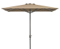Preview: Schneider Alu/Stahl Kurbelschirm Korsika 270x270cm Stock 48mm Weboptik Natur