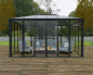 Preview: Palram-Canopia geschlossener Aluminium Pavillon LEDRO 4300 3x4.3m 10x14 Polycarbonat/Acryl