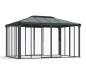 Preview: Palram-Canopia geschlossener Aluminium Pavillon LEDRO 4300 3x4.3m 10x14 Polycarbonat/Acryl