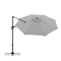 Preview: Doppler Multifunktionaler Pendelschirm LIFE 310cm Side Hellgrau inkl.Ständer