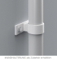 Preview: May Ampelschirm RIALTO RG - Grundmodell - TexPoly mit Volant - Gastrogeeignet