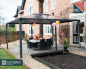 Preview: Palram-Canopia Alu Pavillon Martinique 5000 493x359cm 6mm Polycarbonat grau