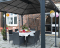 Preview: Palram-Canopia Alu Pavillon Martinique 5000 493x359cm 6mm Polycarbonat grau