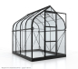 Preview: Vitavia Gewächshaus Orion 5000 ESG Glas BxTxH 202x257x231cm 5m² Alu schwarz