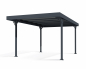 Preview: Palram-Canopia Carport PALMA 5000 (293x497cm) Alu grau Polycarbonat grau