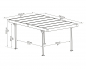 Preview: Palram-Canopia Carport PALMA 5000 (293x497cm) Alu grau Polycarbonat grau