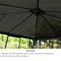 Preview: Palram-Canopia geschlossener Aluminium Pavillon LEDRO 3600 3,6x3,6m 12x12 Polycarbonat/Acryl