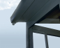 Preview: Palram Terrassenüberdachung San Remo 4x4.25 Wintergarten kalt Anthra 367x425cm