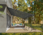 Preview: Palram-Canopia Terrassenüberdachung Feria 4x8 anthrazit TxB 386x850cm 8mm HKP