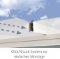 Preview: Palram-Canopia Terrassenüberdachung Olympia 3x3 weiß 295x307cm 16mm HKP