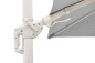 Preview: Schneider SET Ampelschirm Rhodos Twist Comfy 300x300cm Greige + Ständer + Hülle
