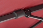 Preview: Schneider SET Ampelschirm Rhodos Twist 300x300cm bordeaux + Ständer + Hülle