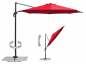 Preview: Schneider SET Ampelschirm Rhodos Junior 300cm + Ständer + Hülle, rot