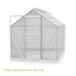 Preview: SET Vitavia Gewächshaus Comet 5000 4mm HKP 195x257cm eloxiert + Fundamentsrahmen