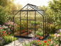 Preview: Vitavia Gewächshaus Diana 5000 ESG Glas BxTxH 264x195x255cm 5m² Alu schwarz