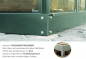 Preview: SPARSET Gewächshaus Diana 9900 ESG smaragd + Fundament, Regenfallrohre, Lüfter