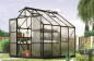 Preview: SPARSET Vitavia Gewächshaus Jupiter 6700 6mm HKP 257x258 schwarz + Fundamentsrahmen