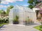 Preview: SPARSET Vitavia Gewächshaus Jupiter 8300 HKP 4mm 2,5x3,2 eloxiert + Fundamentsrahmen