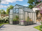 Preview: AKTION Vitavia Gewächshaus Jupiter 8300 257x32 HKP 6mm Alu smaragd + 2 Dachlüfter gratis