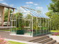 Preview: SPARSET Vitavia Gewächshaus Jupiter 9900 ESG Glas 2,5x3,8 eloxiert + Fundamentsrahmen