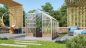Preview: SPARSET Vitavia Gewächshaus Venus 5000 195x257 4mm HKP eloxiert Fundamentsrahmen