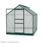 Preview: Vitavia Gewächshaus Venus 5000 BxTxH 195x257x197cm 5m² 4mm HKP Alu smaragd