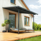 Preview: Palram-Canopia Terrassenüberdachung Sierra Cabrio 3x3 (295x314cm) Alu Grau