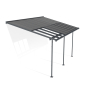 Preview: Palram-Canopia Terrassenüberdachung Sierra Cabrio 3x5.6 (295x555cm) Alu Grau