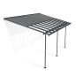 Preview: Palram-Canopia Terrassenüberdachung Sierra Cabrio 3x6.2 (295x619cm) Alu Grau
