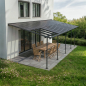 Preview: Palram-Canopia Terrassenüberdachung Sierra Cabrio 3x8.6 (295x860cm) Alu Grau