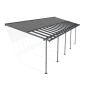 Preview: Palram-Canopia Terrassenüberdachung Sierra Cabrio 3x9.7 (295x971cm) Alu Grau