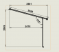 Preview: Palram-Canopia Terrassenüberdachung SIERRA 3x3.05 (299x314cm) grau 6mm HKP klar