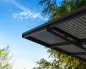 Preview: Palram-Canopia Doppel Carport SYDNEY WINGS 6x6 Alu schwarz - gewelltes Polycarbonat solargrau