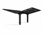 Preview: Palram-Canopia Doppel Carport SYDNEY WINGS 6x6 Alu schwarz - gewelltes Polycarbonat solargrau