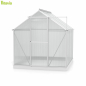 Preview: Vitavia Gewächshaus Triton 3800 4mm HKP BxT 198x193 eloxiert + Fundamentsrahmen