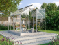 Preview: Vitavia Gewächshaus Triton 5000 ESG Glas BxT 198x256cm eloxiert + Fundamentsrahmen
