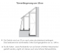 Preview: Vario Stahl Anlehngewächshaus Casa 3 Nörpelglas BxL 152x303cm 4,6m² verzinkt
