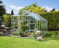 Preview: SPARSET Vitavia Gewächshaus Uranus 11500 ESG Glas 2,5x4,5 eloxiert + Fundamentsrahmen