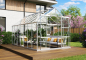 Preview: SPARSET Vitavia Gewächshaus Uranus 11500 ESG Glas 2,5x4,5 eloxiert + Fundamentsrahmen