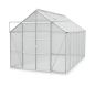 Preview: Vitavia Gewächshaus Uranus 11500 BxTxH 257x445x248cm 6mm HKP 11,5m² Alu eloxiert