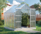 Preview: Vitavia Gewächshaus Uranus 6700 6mm HKP BxTxH 257x258x248cm 6,7m² Alu eloxiert